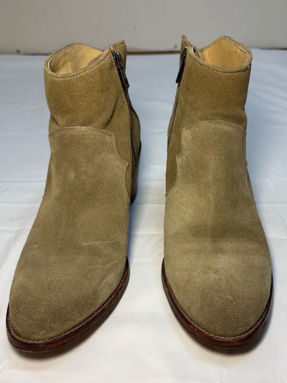 Zadig & Voltaire Molly Suede Western Ankle Boots Size 39 (US 8.5) Cowgirl Rodeo - Picture 2 of 14